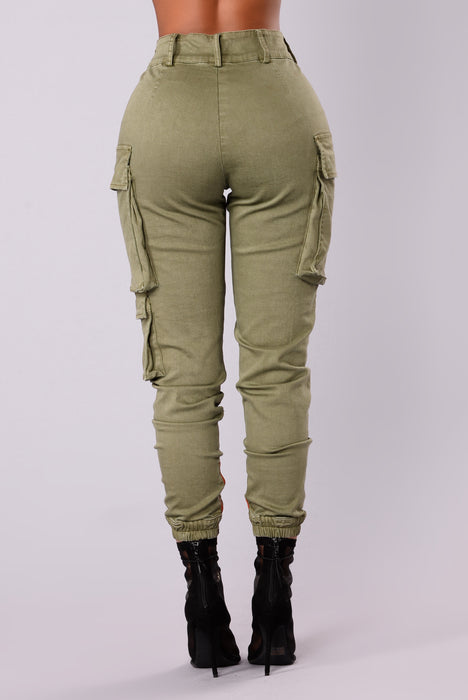 Buy Olive Trousers & Pants for Women by Amydus Online | Ajio.com